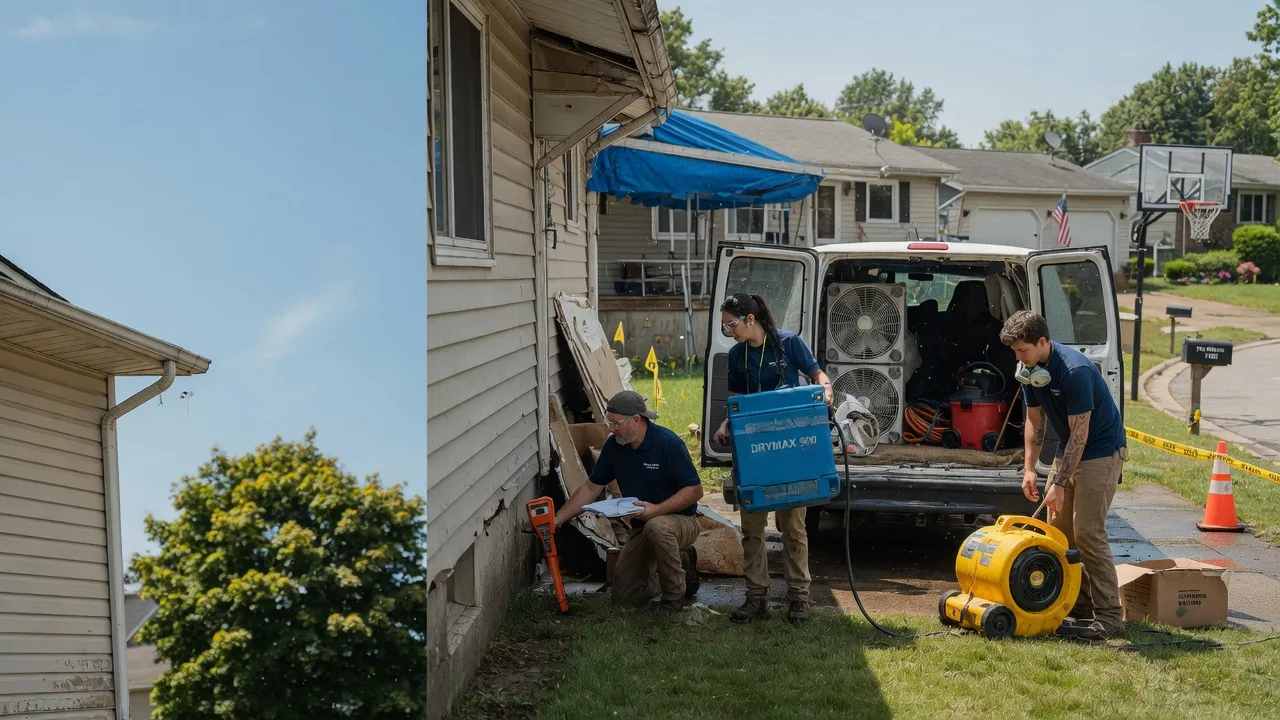 Ceiling Leak Cleanup in Nashville, MI near me